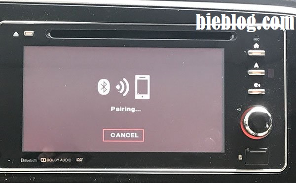 Kết nối bluetooth điện thoại với màn hình dvd ô tô Zestech